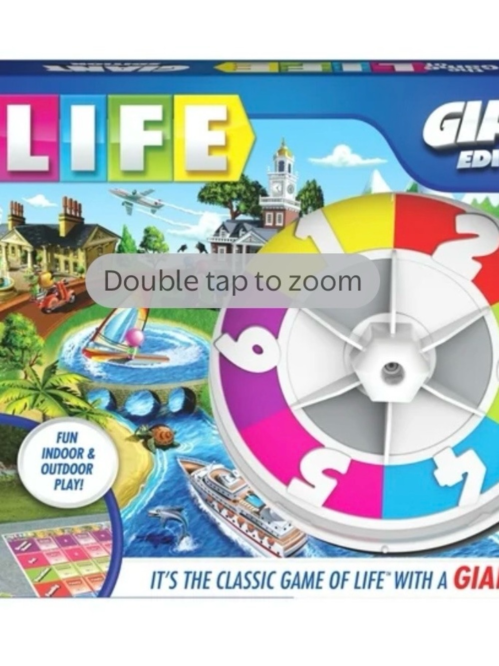 Hasbro Game of Life Spinner Wheel in Pink Yellow Blue Purple White NWT